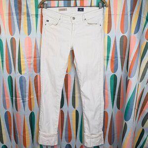 AG Stevie Crop Jeans – Size 27 – Mid Rise Straight Leg